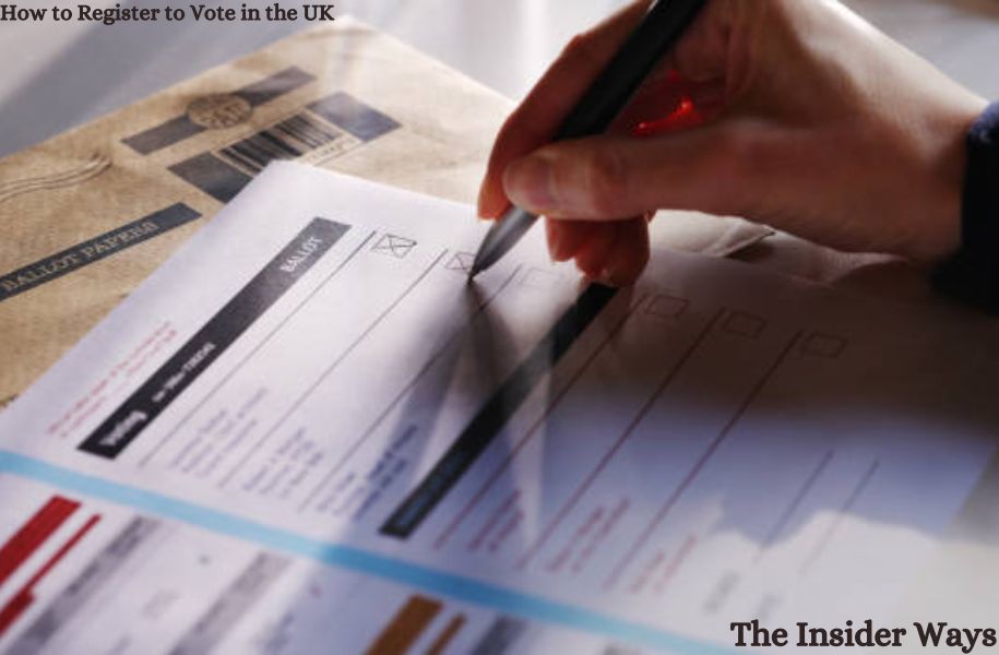 How to Register to Vote in the UK